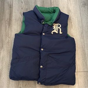 Boy’s Ralph Lauren reversible puffer vest M (10-12)